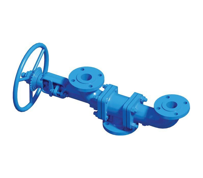 Переключающее устройство ПУ 100-16-02нж 23нж16нж DN 100 PN 1,6 МПа УХЛ1, корпус ст. 12Х18Н9ТЛ - фото товара